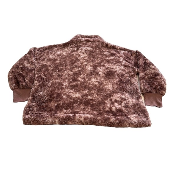 LuLaRoe Pink Tye Dye Teddy Bear Nancy Fleece - Size XL - Picture 10 of 15